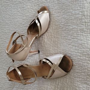 Gorgeous latin dance/salsa shoes, size 7